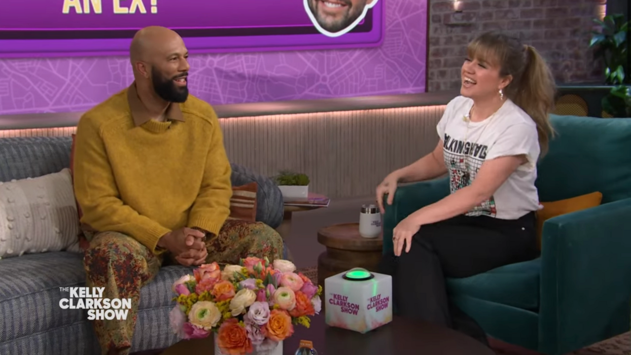 Kelly Clarkson Debates With Common On If You Can Be Friends With Your Ex Entertainment Tonight 4757